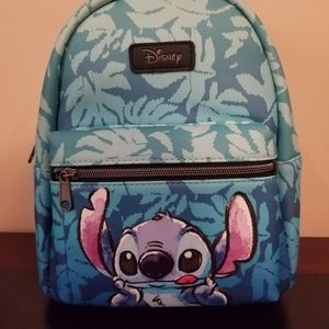 Disney's Stitch Hawaiian Leaves Loungefly Backpack